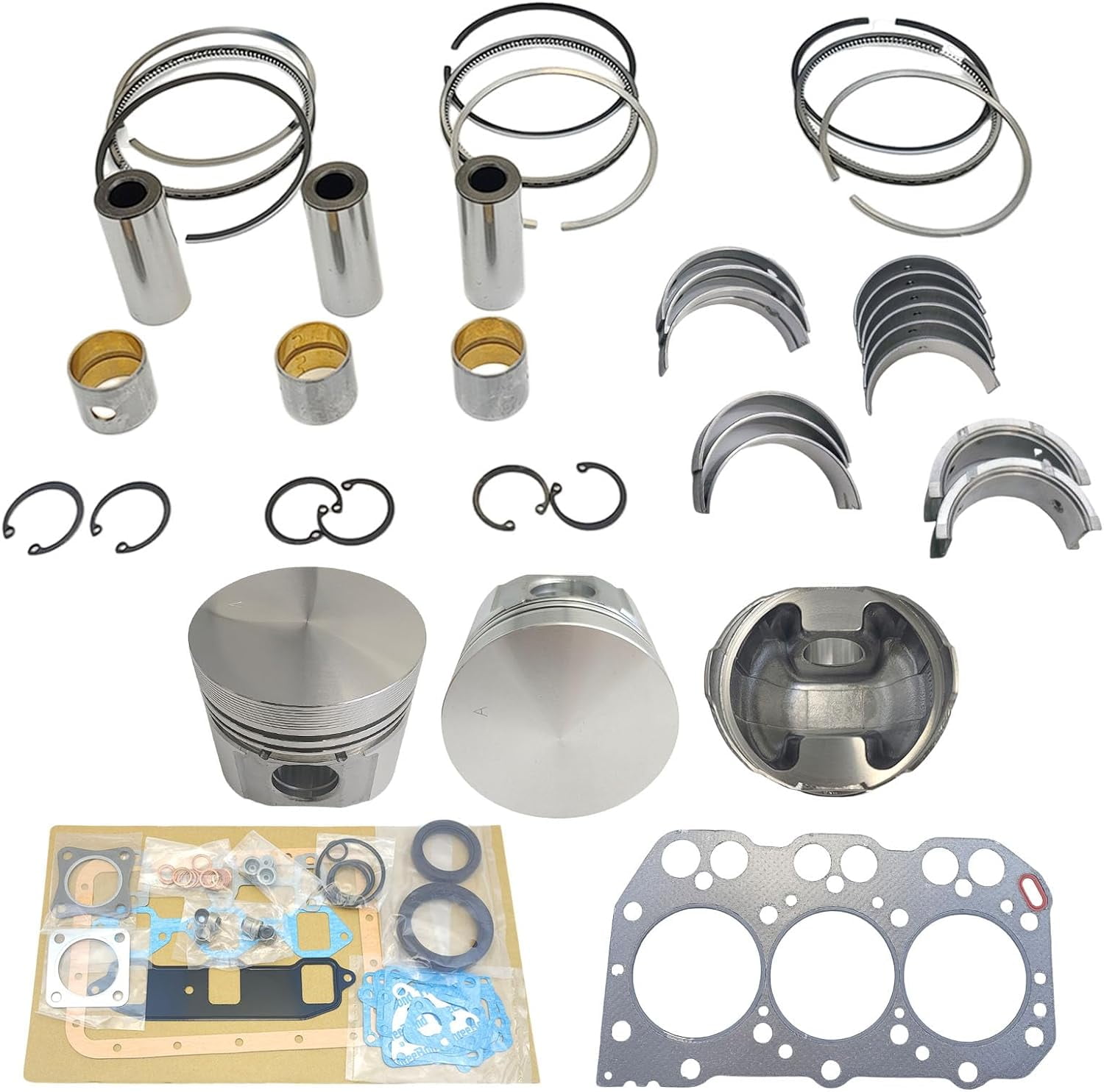 3TNA72 Engine Overhaul Rebuild Kit (No cylinder liner and valve) For
