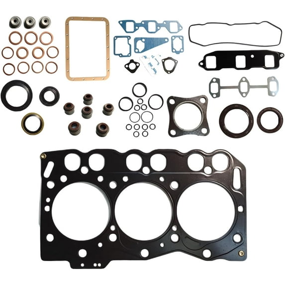 3TNE68 Full Head Gasket Set Kit For Yanmar 3TNE68 3D68E 3TNE68C Engine For Komatsu Engine PC12R-8 PC15R-8 PC15MR-1 Excavator For John Deere 2500 Mover Tractor 719265-92612 71926592612