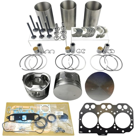 3TNE74 Engine Overhaul Rebuild Kit For Yanmar 3TNE74 Engine AF17 AF18 AF170 Tractor EE-65/70Z GC221 GC322 CA230 Combine For John Deere X495 X595 2210 4100 119624-22082 11962422082