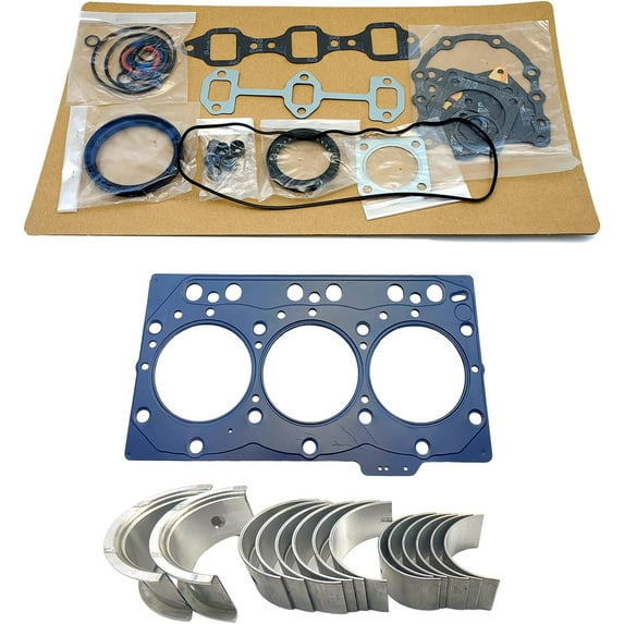 3TNE78 Metal Kit + Full Gasket Kit For Yanmar 3TNE78 3TNE78A Engine FT250 Utility Vehicle For Kobelco SK025 Z63 Excavator F210H F-7H F-21EX FE-240 Tractor STD Bearing kit set