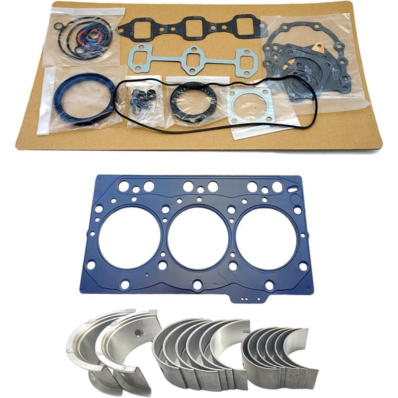 3TNE78 Metal Kit + Full Gasket Kit For Yanmar 3TNE78 3TNE78A Engine FT250 Utility Vehicle For Kobelco SK025 Z63 Excavator F210H F-7H F-21EX FE-240 Tractor STD Bearing kit set