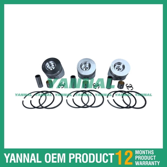 3TNE82 Piston With Rings +0.50 For Yanmar Engien Parts