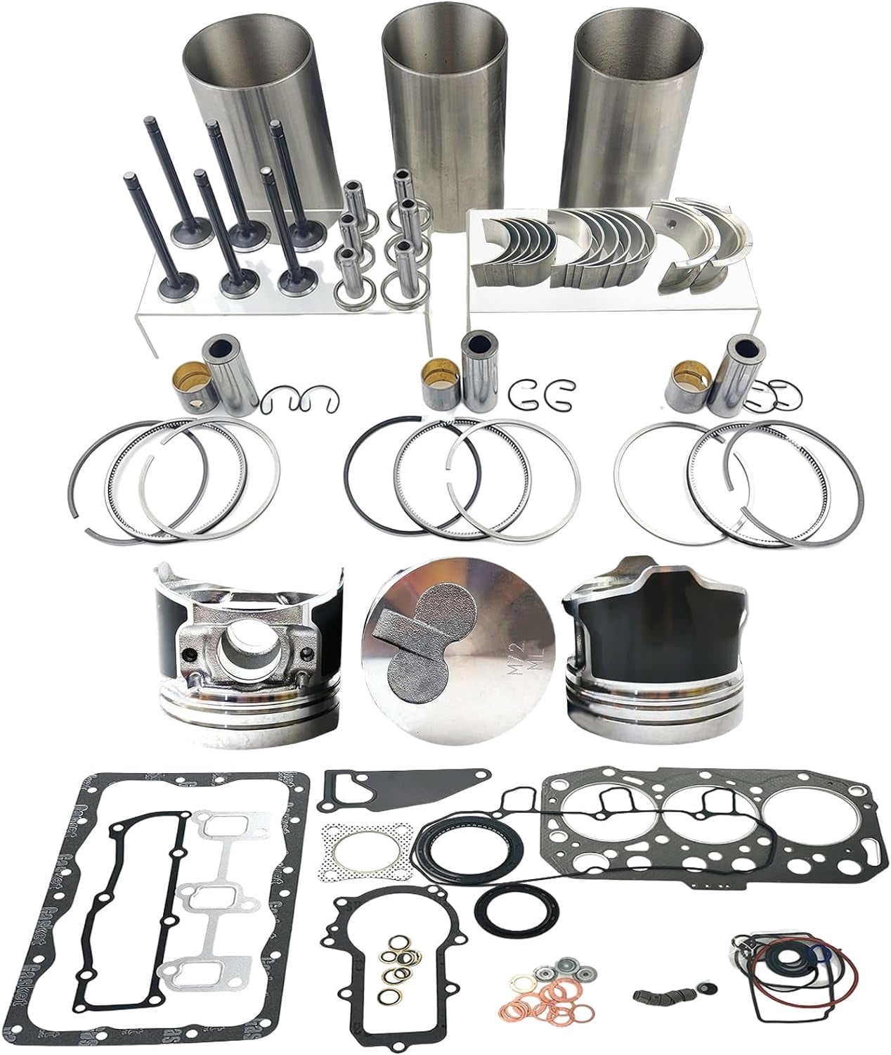 3TNM72 Engine Overhaul Rebuild Kit For Yanmar 3TNM72-AWM 3TNM72-AFS ...