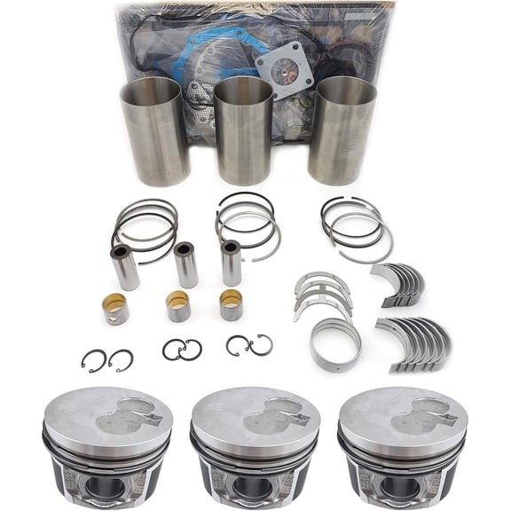 3TNM74 Engine Rebuild Kit (No valve set) for FOR Yanmar 3TNM74F-SAKV 3TNM74F-NCJT Engine SCT1 SA221 Tractor Mini Excavator Generator FOR John Deere 1023E Tractor