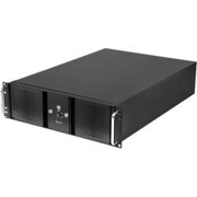 3U Rackmount Black Steel Chassis