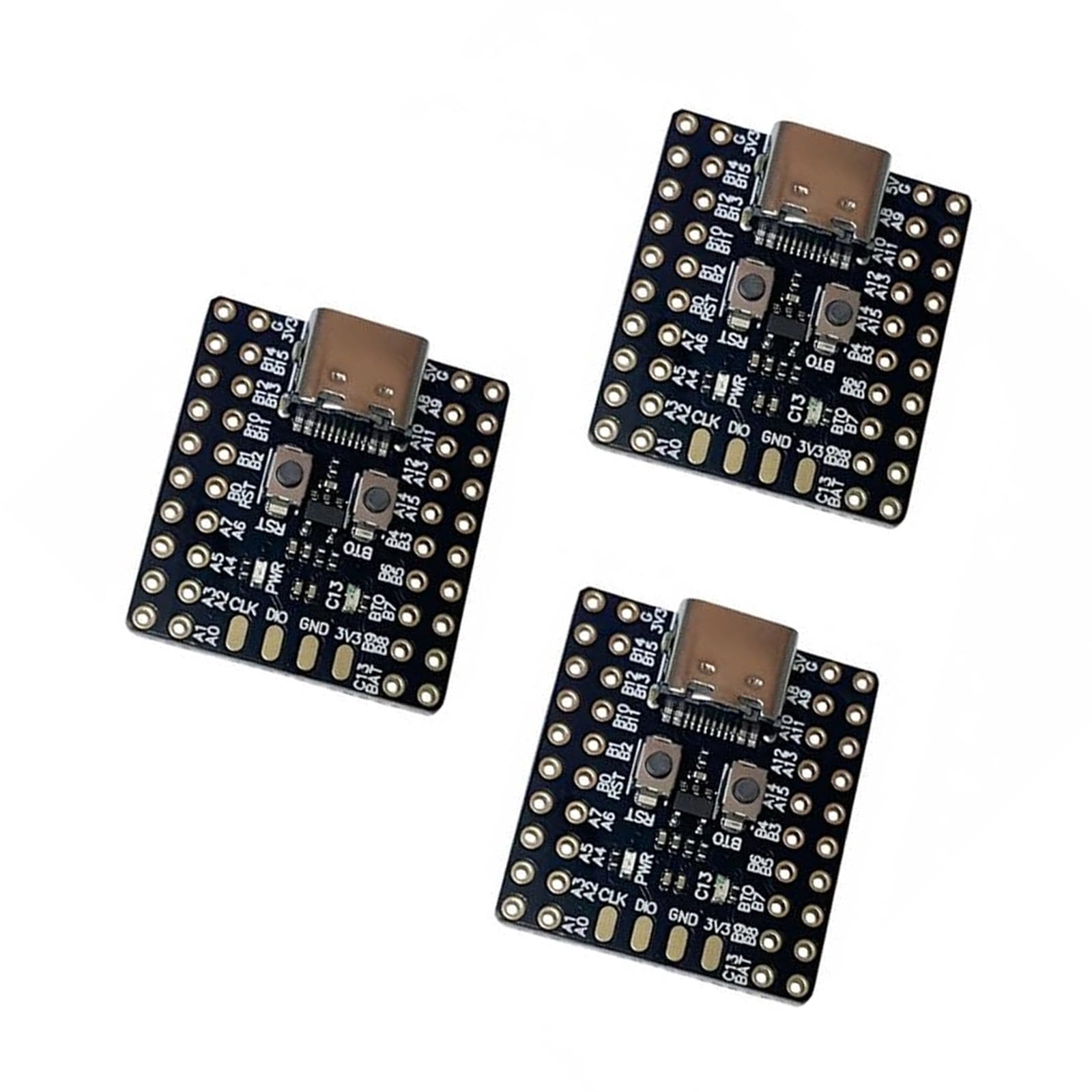 Microcontroller Indicator 3Units STM32F103C8T6 Microcontroller Cores Boards Two Row Pin LED ...