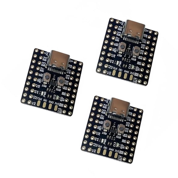 3Units STM32F103C8T6 Microcontroller Cores Boards Two Row Pin LED Indicators