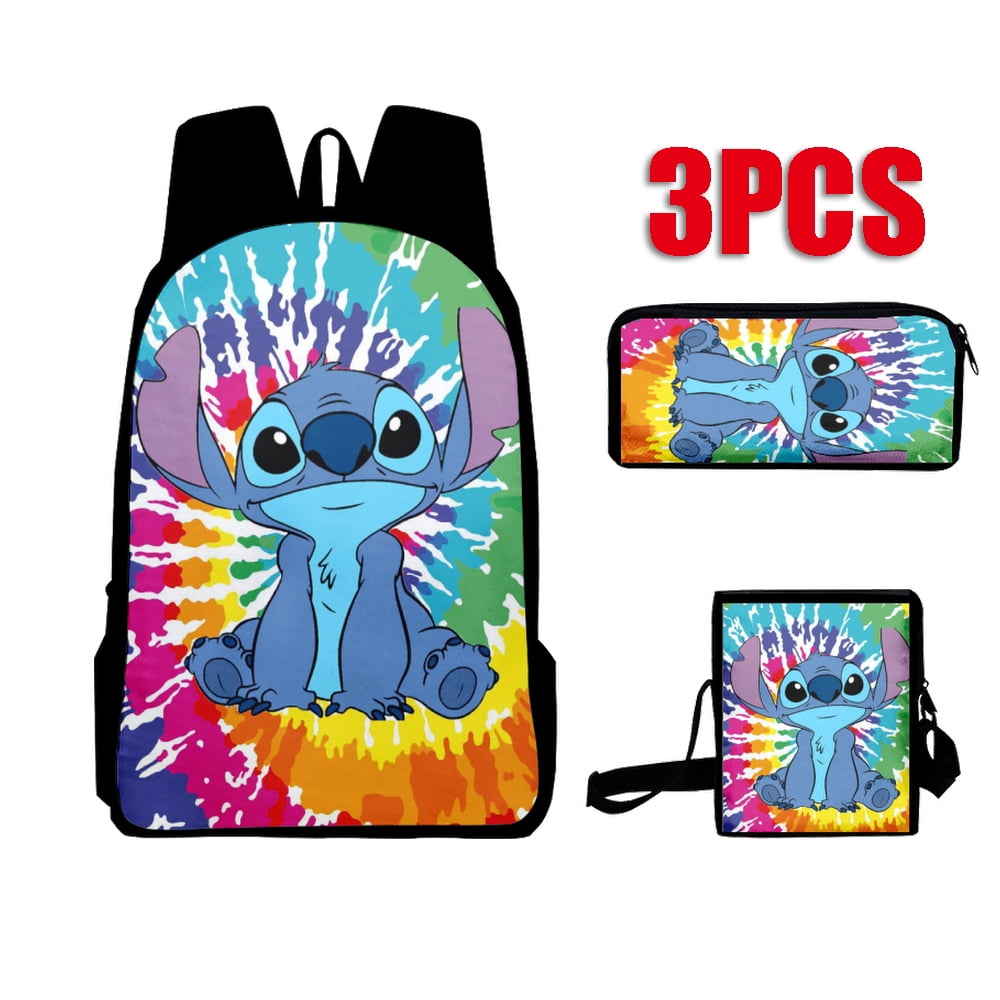 3Units/Set Loli&Stitch Backpack For Students School,#B83 - Walmart.com