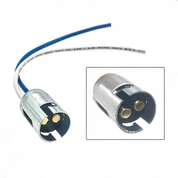 3V-36V car general LED light adapter wire 1157/BA15D socket wire lamp holder wire adapter iron head double contact
