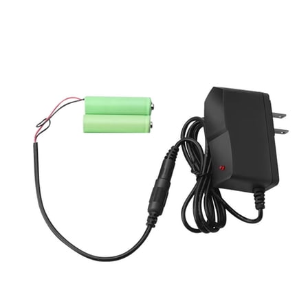 3V AA Battery Eliminators Cable Replace 2Pcs 1.5V AA LR6 Batteries for LED Light