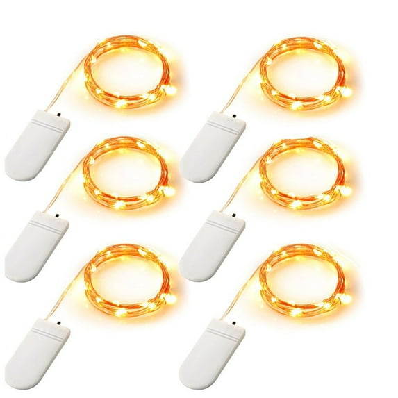 3V Button Battery Box Light String LED Copper Wire Lamp Copper Wire String Christmas Fairy Lamp
