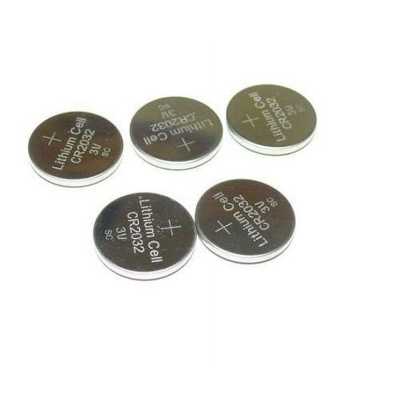 3V Button Cell 5PACK CR2032 Lithium Battery for Scales Calculator Remote Watch
