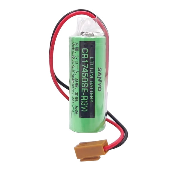 3V CR17450SE-R 2500mah PLC Battery For FANUC A98L-0031-0012 with Plug
