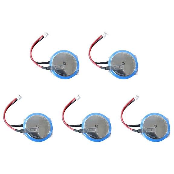 3V Lithium Batteries CR2450HR 550mAh High-Performance 5-Pack with Plug