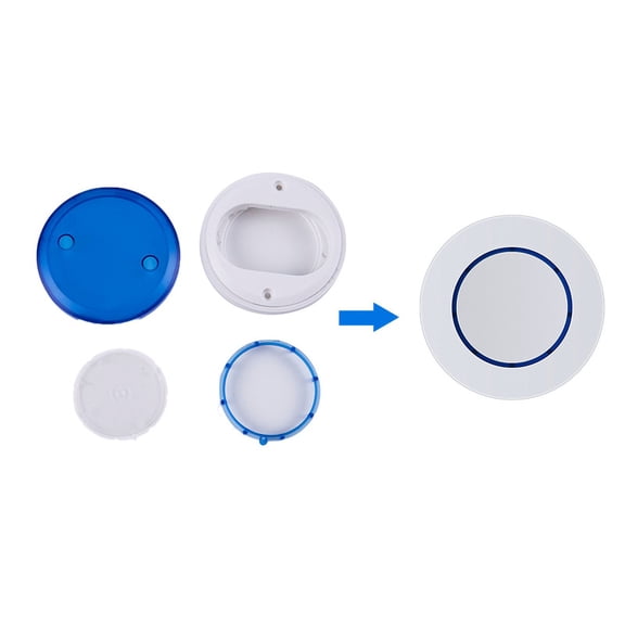 3V Wireless Remote Control Shell Button Round Remote Control Switch Shell