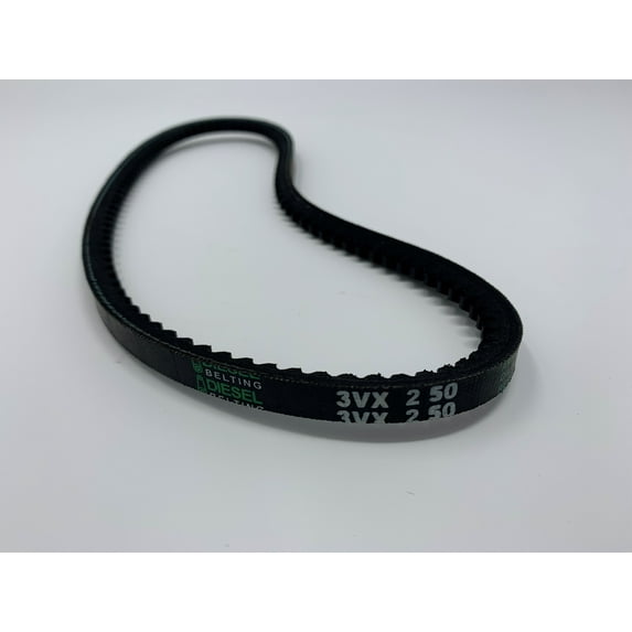 3VX250 Cogged V-Belt 3/8 x 25in Outside Circumference