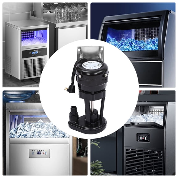3W 110V 60Hz Ice Machine Water Pump, 1450RPM Circulation Pump Replacement with US Plug, Compact Column Design for Ice Makers, Coffee Shops, and Beverage Stores