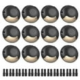 thumbnail image 1 of 3W 12V-24V Low Voltage Deck Lights, LED Hardscape Lighting, IP66 Waterproof Outdoor Retaining Wall Light with Connectors, 3000K Landscape Lights, Soft White - Pack of 12, 1 of 1