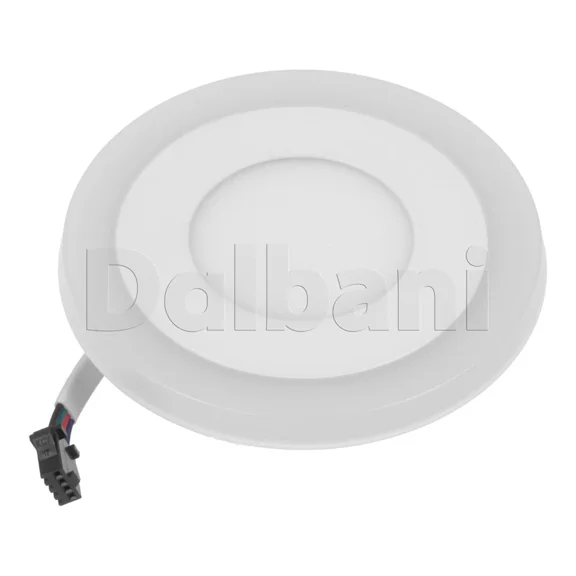 3W/ 3W Led 6000K/ 3000K Recessed Dual Color Down Ceiling Panel Light Home Office