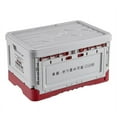 thumbnail image 1 of 3W 50.5L Car Trunk Container Bin Folding Storage Box Red Outdoor Camping Organizer, 1 of 4