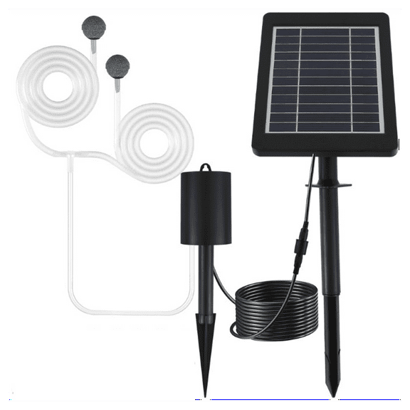 3W 6V Solar Pond Aerator with 3 Operating Modes,Oxygen Pump for Garden Ponds,Fish Tanks & Aquariums