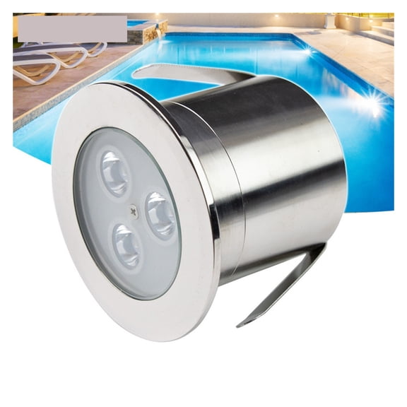 3W, 6W, 9W LED Embedded Swimming Pool Light Underwater Light Miniature Underwater Buried Light Breathing Light Dimmable ,High Efficiency