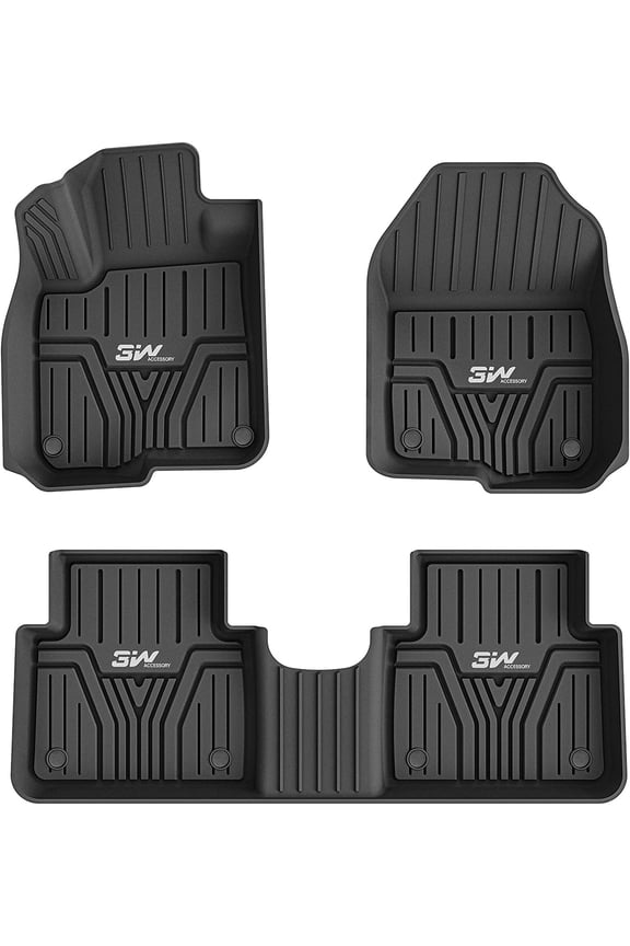 Car Floor Mats Fit for 2017-2022 Honda CR-V TPE All-Weather Custom Fit CRV 1st and 2nd Row Floor Liners Set