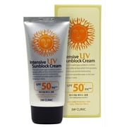 3W Clinic - Intensive UV Sunblock Cream SPF50+ PA+++ 70ml