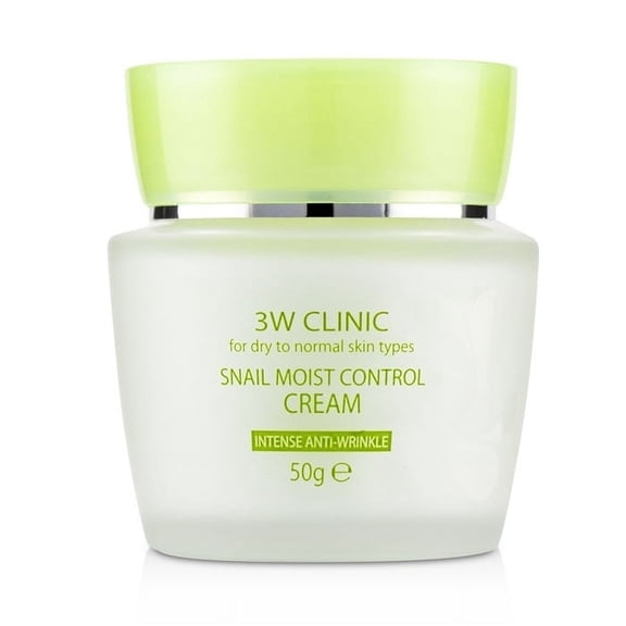 3W Clinic - Snail Moist Control Cream (Intensive Anti-Wrinkle) - For Dry to Normal Skin Types(50g/1.7oz)