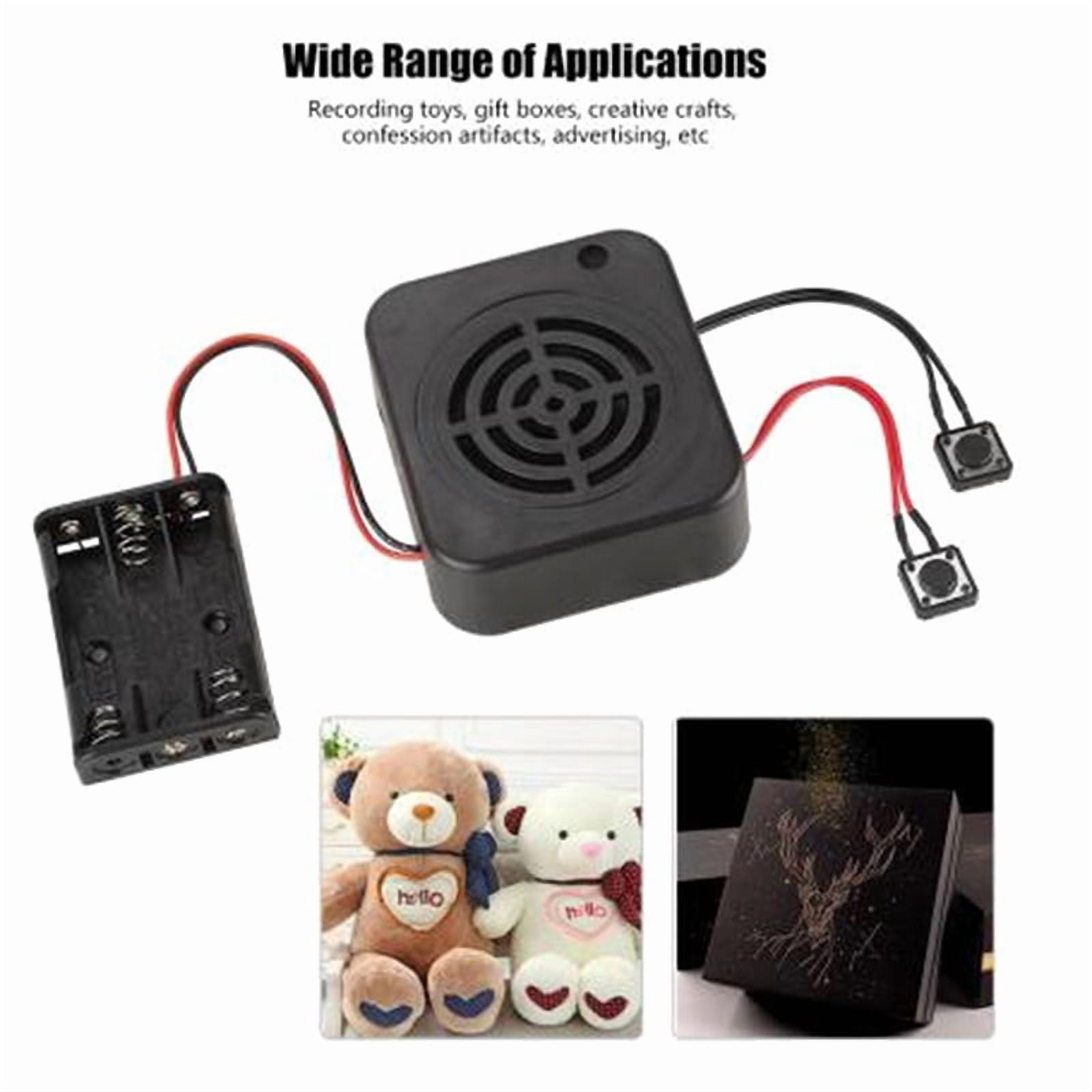 Toy Message 3W DIY Voice Recording Box Message Box Module for Stuffed Animals/Gift ...