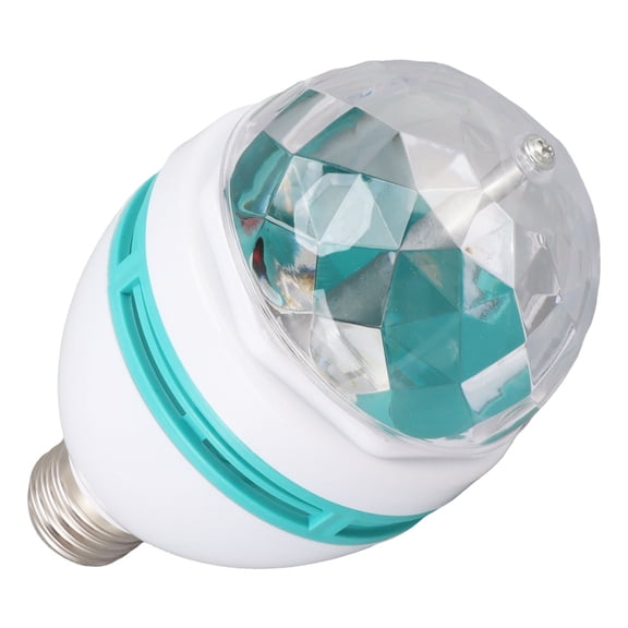 3W E26 RGB LED Rotating Dance Bulb with Auto Color Change Strobe Effect, 85-260V, ABS/PC Housing for Parties Weddings 260V abs Party Bar Wedding 85-260V