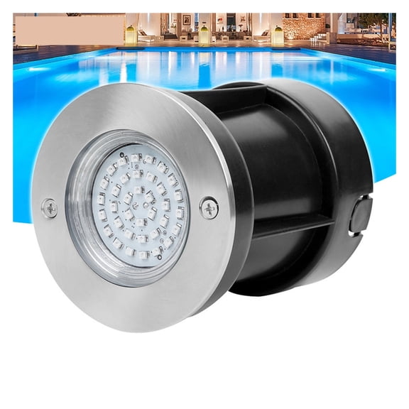 3W Embedded Underwater Swimming Pool Step Wall Lamp Outdoor Stainless Steel LED Underwater Spotlight Pool Lamp Fountain Lantern ,High Efficiency