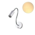 thumbnail image 1 of 3W Flexible Hose LED Wall Lamp Bedroom Bedside Hotel Reading Adjustable Light, 1 of 7