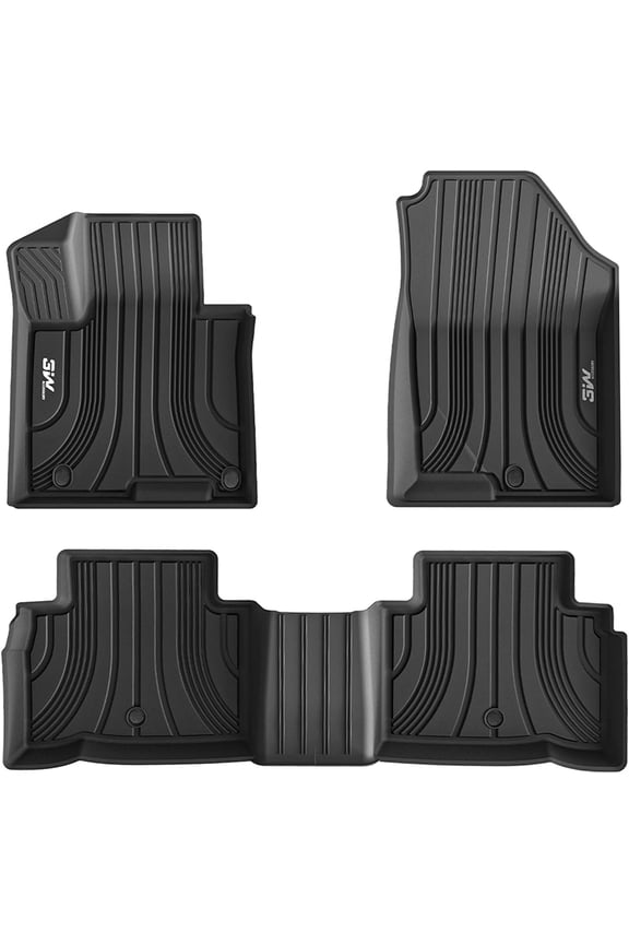 Floor Liners Floor Mats For 2022-2024 Hyundai Tucson Black All Weather TPE Custom Fit Hyundai Tucson Car Floor Mats 1st & 2nd Row (Not for Hybrid)