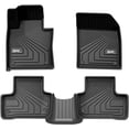 thumbnail image 1 of 3W Floor Mats Fit For Volvo XC60 2018-2023 TPE All Weather Custom Fit Floor Liner for Volvo XC60 1st and 2nd Row Full Set Car Floor Liners Black (Not for Hybrid), 1 of 5