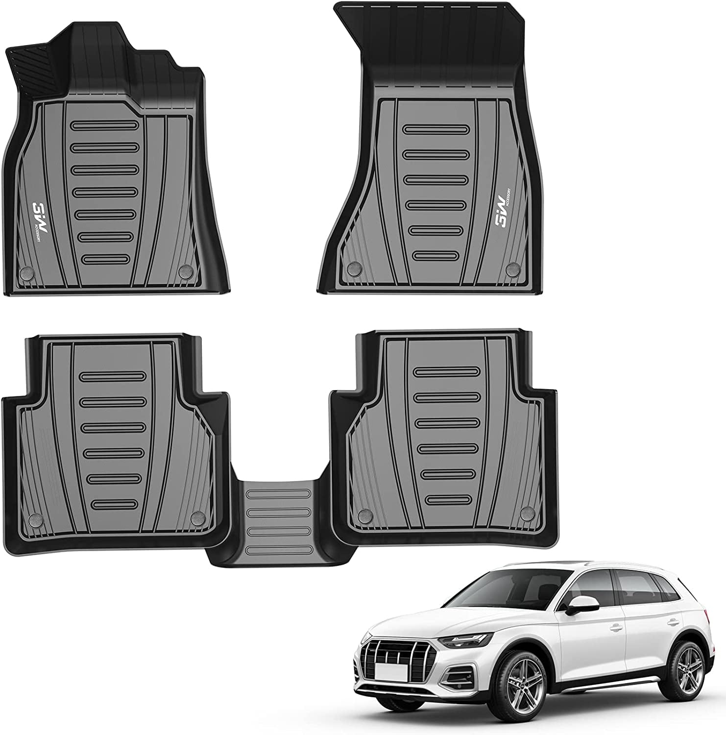 3W Floor Mats Fit for Audi Q5 Audi SQ5 20182023 Floor Liner for Audi