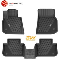 3W Floor Mats Floor Liners For 2018-2024 BMW X3 & 2019-2024 BMW X4 All Weather TPE BMW X3/X4 Accessories Car Mats for BMW X3 30i X3 M40i X3 30e X3 M BMW X4 M M40i xDrive30i Full Set Black