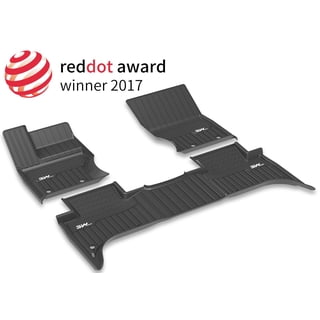 3W Floor Mats for Range Rover Sport (2014-2020) - Car Mats with Non-Toxic Odorless TPE All Weather Heavy Duty Custom Fit Floor Mats Liner (not for Range/Land Rover Discovery Sport), Black