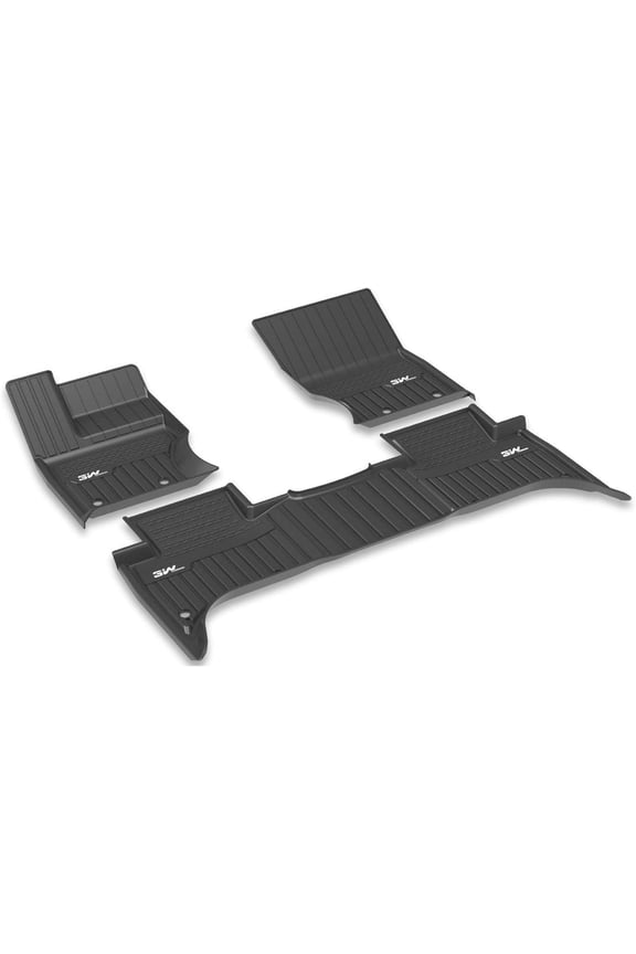 Floor Mats for Range Rover Sport 2014-2022 TPE All Weather Custom Fit 1st and 2nd Row Full Set Car liners not for Range/Land Rover Discovery Sport Black