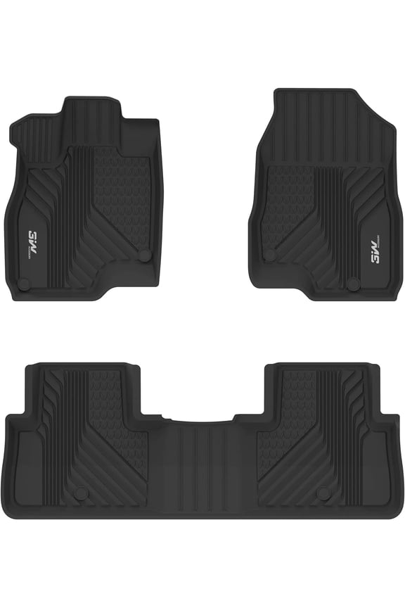 Floor Mats for Acura RDX 2019-2023 TPE All Weather Custom Fit Floor Liner for Acura RDX 1st and 2nd Row Full Set Car Liners Black