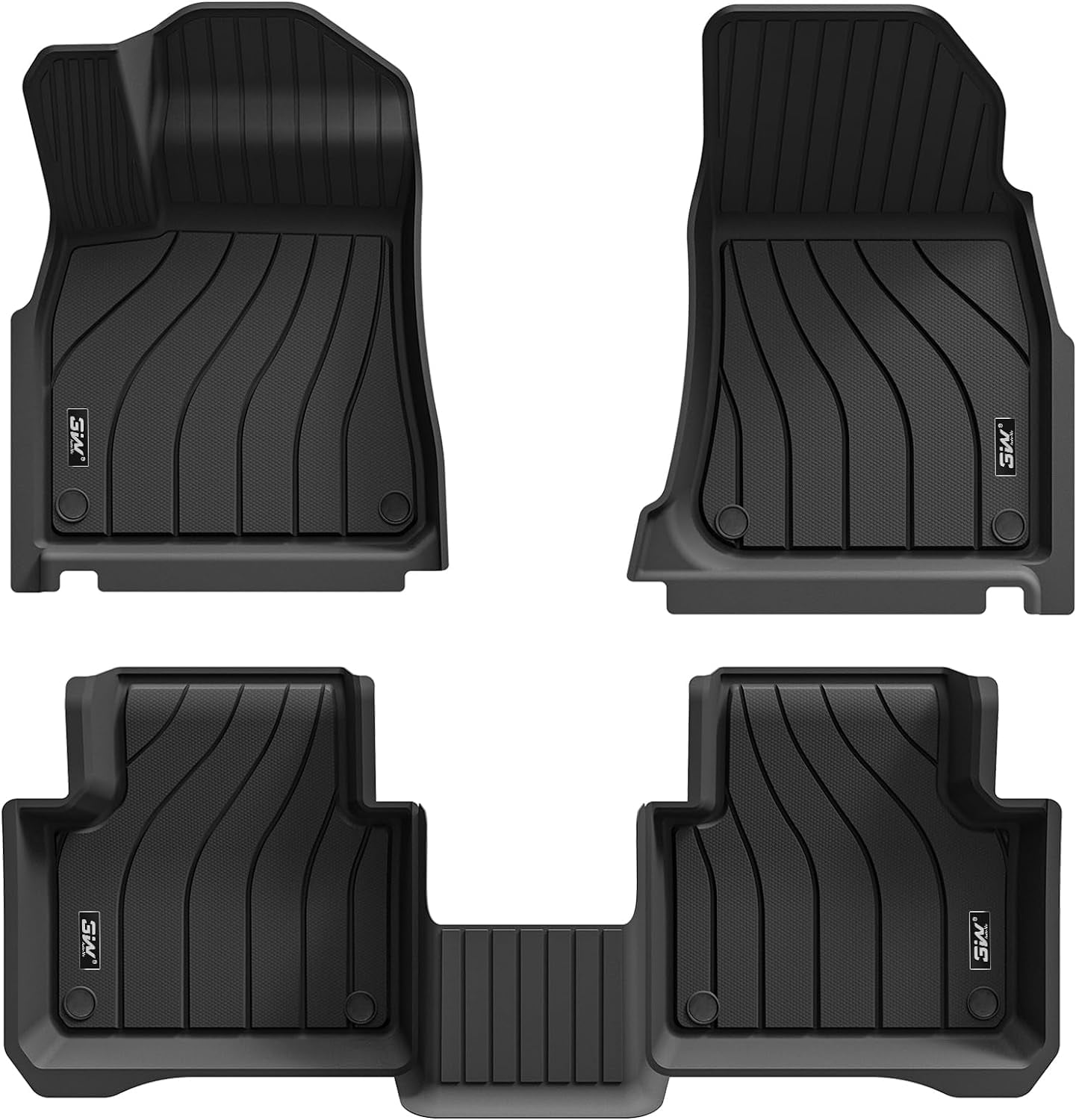 3W Floor Mats for Porsche Cayenne 2019-2023 Custom Fit Porsche