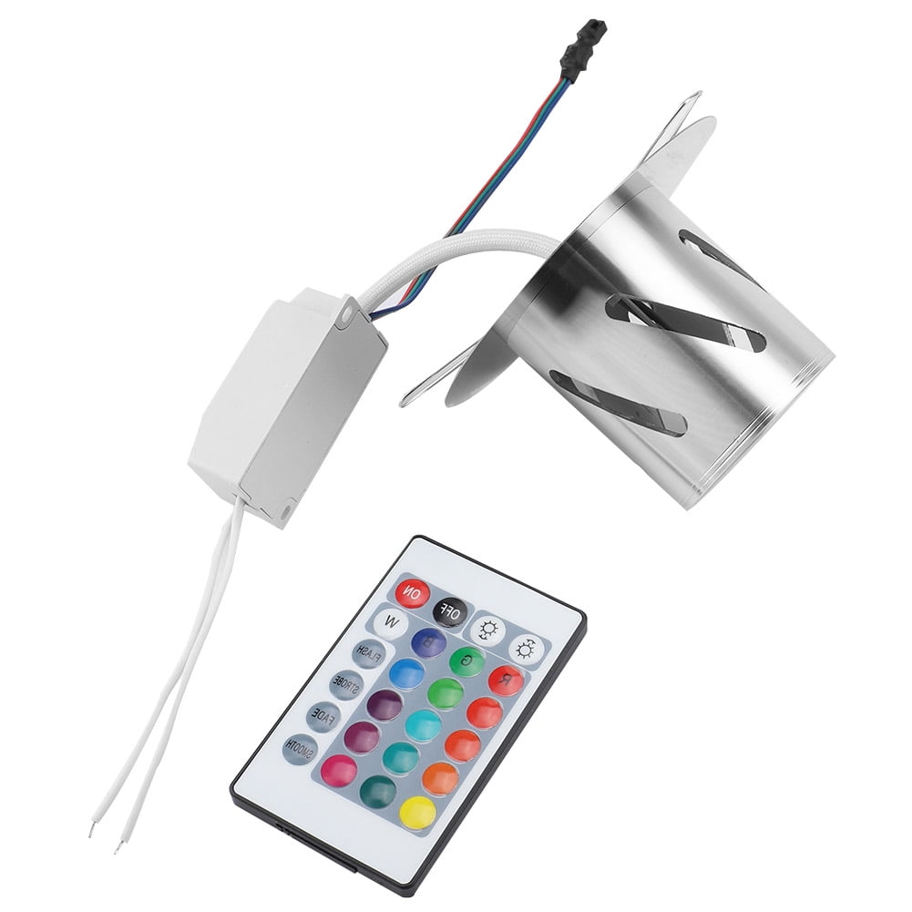 3W LED Ceiling Light with Remote Control - Adjustable Color Temperature & Brightness, Easy Installation