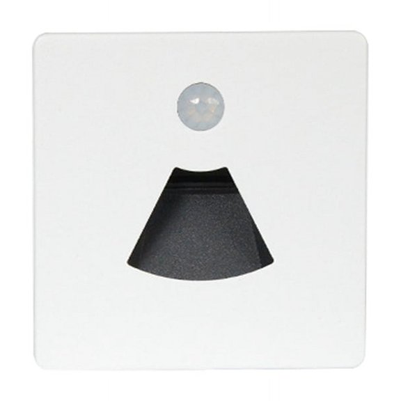 3W LED Motion Sensor Night Light LED Embedded Stair Step Waterproof Light with Motion Sensor for RV Boat Ship Trailer,A