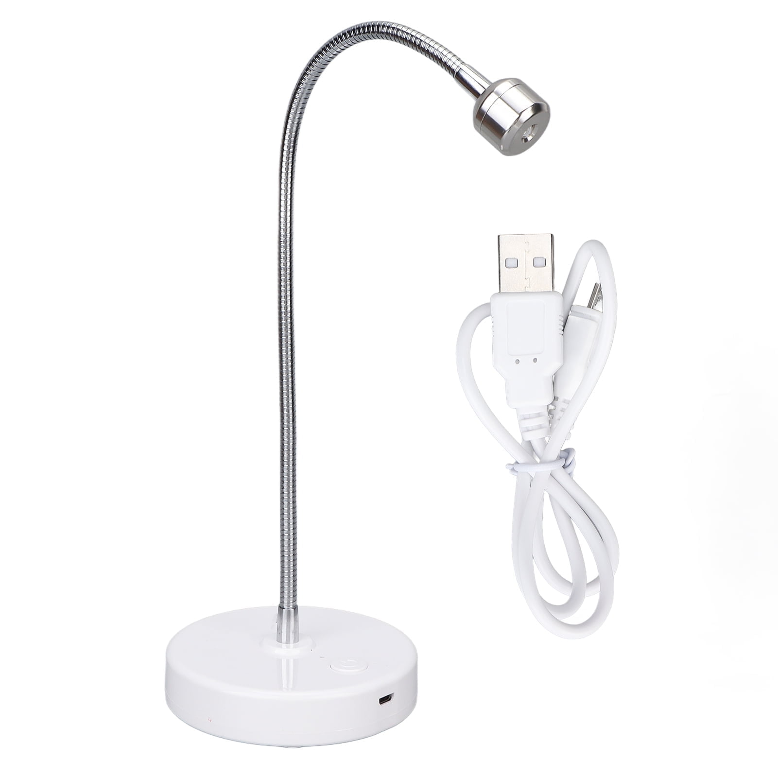 3W LED UV Nail Lamp Gel Polish Drying Lamp USB Gooseneck Light Rotatable Nail Dryer Quick Dry Nail Polish Curing Lamp for Salon Home DIY