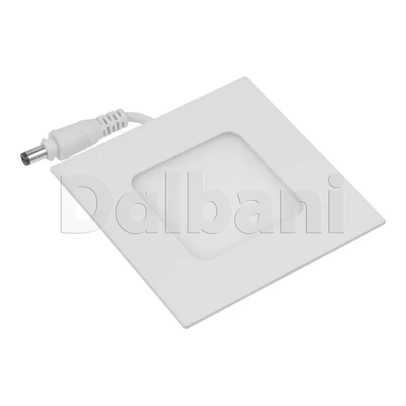 3W Led 3000K Recessed Square Down Ceiling Panel Light For Home Office Business