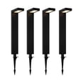thumbnail image 1 of 3W Low Voltage Black Aluminum LED Outdoor Landscape Path Lights (4-pack), 1 of 9