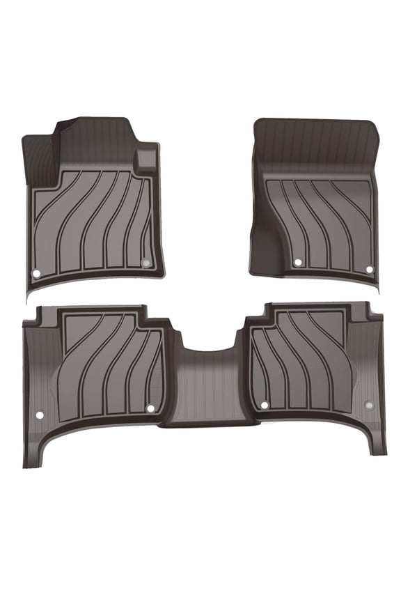 Porsche Macan Floor Mats(2014-2023) - Full Set Heavy Duty Car Floor Carpet Mats with Durable Non Toxic TPE Macan Floor Liners All Weather, Black