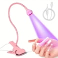 thumbnail image 1 of 3W Portable UV LED Nail Lamp For Fast Drying With USB Cable And Adjustable Clip, 1 of 7