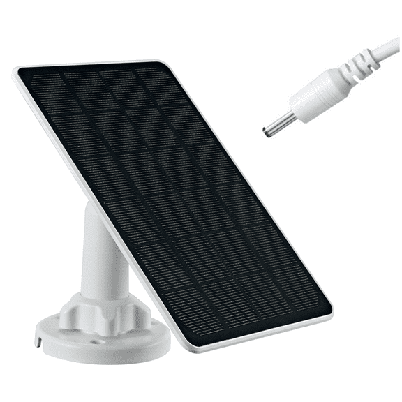 3W Solar Panel for Security Camera Outdoor IP65 Waterproof with 3 Meters Charging Cable Charging,B