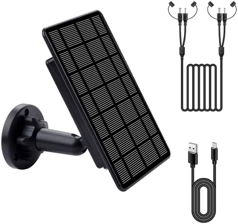 3W Trail Camera Solar Panel, with Build-in 5000mAh Rechargeable
